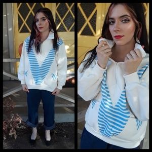Rad vtg 80s pullover sweatshirt size M